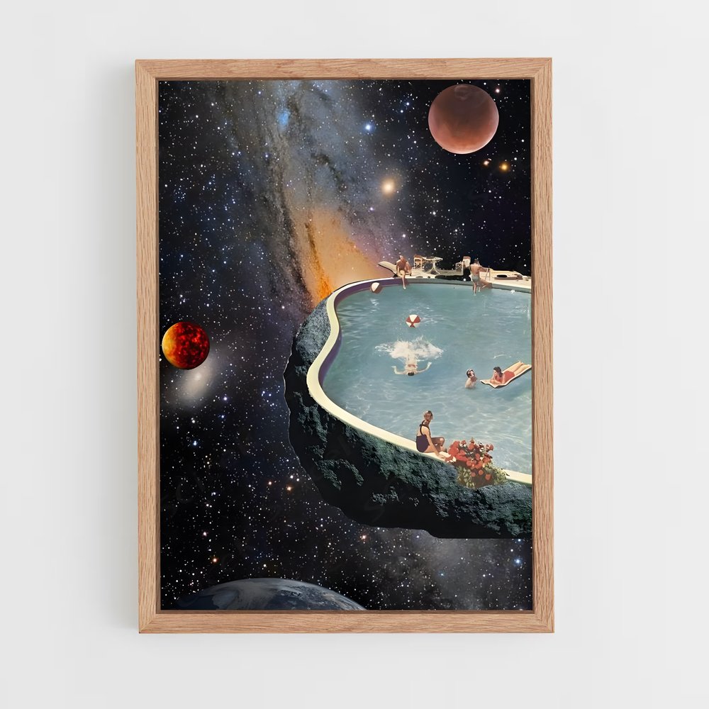 Poster Espace captivant rétro – affiche Espace rétro (vue 4)